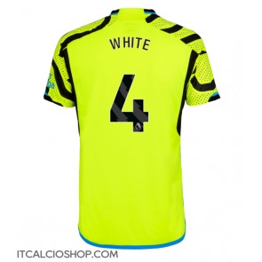 Arsenal Ben White #4 Seconda Maglia 2023-24 Manica Corta